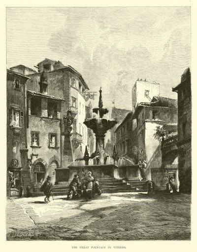 La Grande Fontana a Viterbo da English School