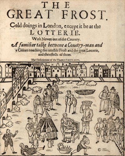 Il Grande Gelo, Londra, 1608 da English School