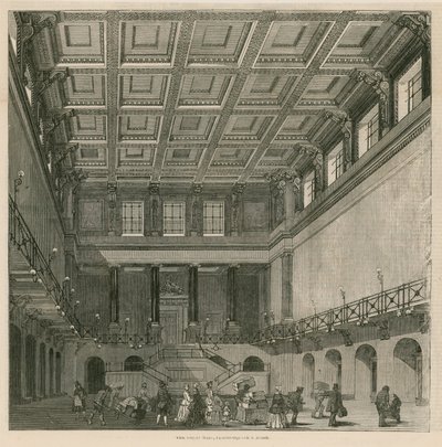 La Grande Sala, stazione di Euston Square, Londra da English School