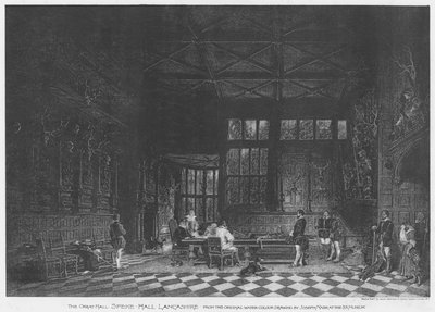 La Grande Sala, Speke Hall, Lancashire da English School