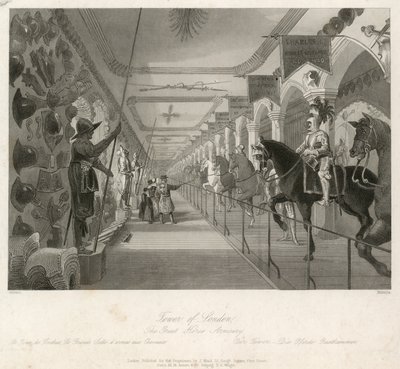 La Grande Armeria dei Cavalli alla Torre di Londra da English School