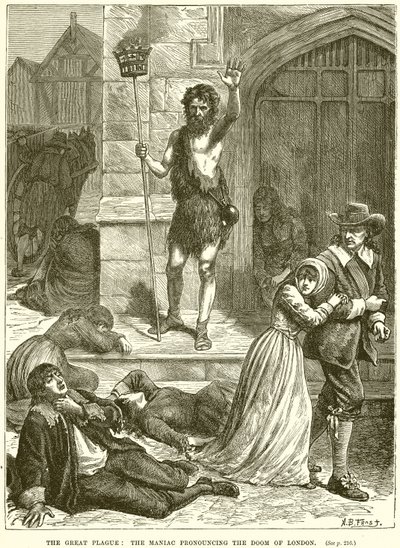 La Grande Peste: Il Maniaco che Pronuncia il Destino di Londra da English School