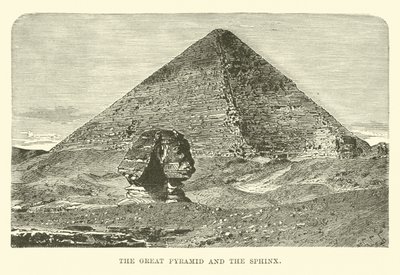 La Grande Piramide e la Sfinge da English School
