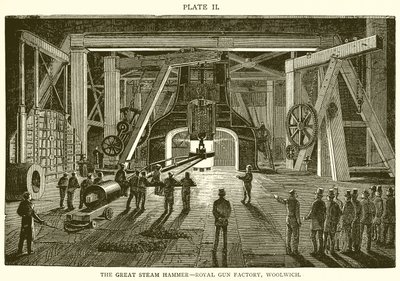 Il grande martello a vapore - Royal Gun Factory, Woolwich da English School