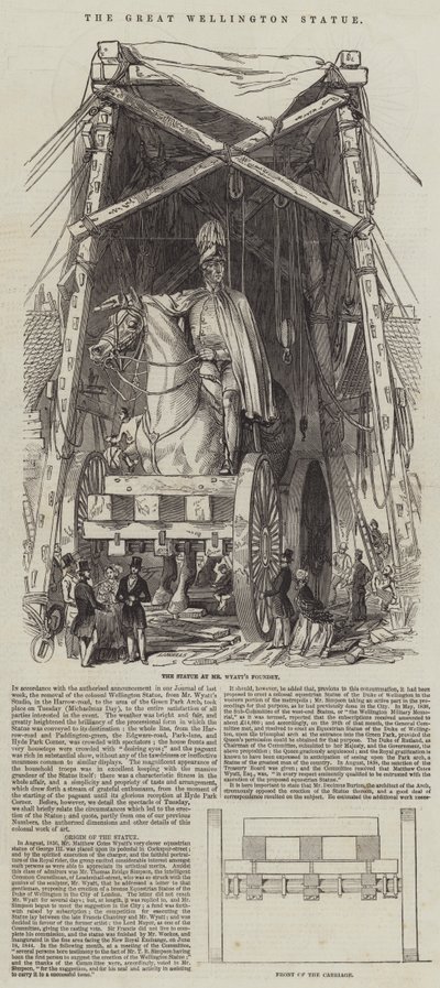 La Grande Statua di Wellington da English School