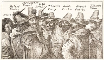 I cospiratori della Congiura delle Polveri, da un