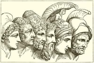 Gli eroi della guerra di Troia da English School