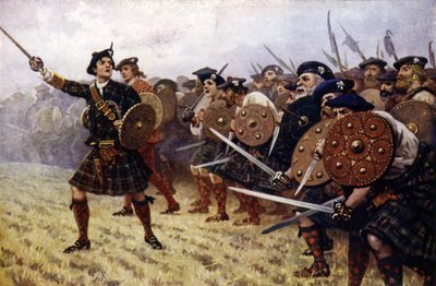 Gli Highlander alla battaglia di Prestonpans da English School