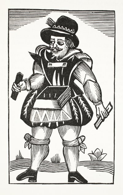 La storia di Tom Long il corriere, illustrazione da Chap-books del XVIII secolo di John Ashton, pub. 1882 da English School