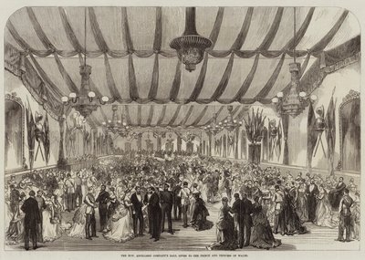 Ballo della Honourable Artillery Company dato al Principe e alla Principessa di Galles da English School