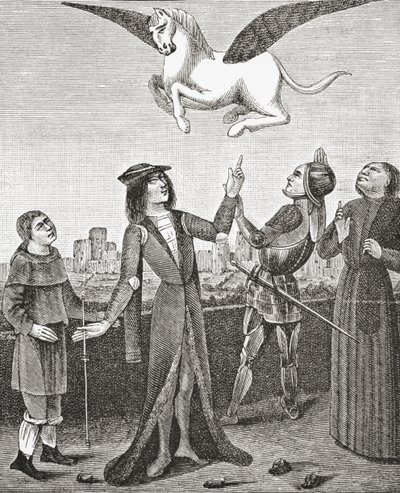 Il cavallo Pegaso, 1878 da English School