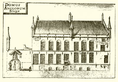 La casa a Bruges occupata da Caxton da English School