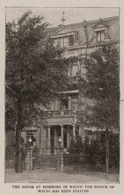 La casa a Homburg in cui ha soggiornato il Principe di Galles da English School