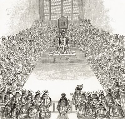 La Camera dei Comuni al tempo di Giacomo I, da 