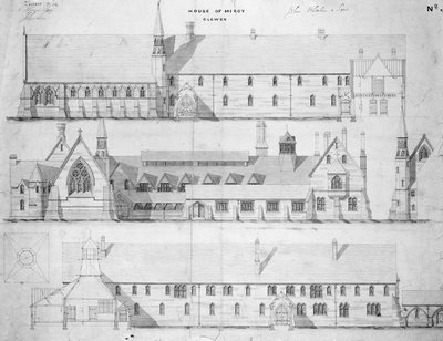 La Casa della Misericordia, Clewer, c.1853 da English School