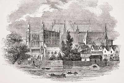 Le case del Parlamento dal fiume al tempo di John Hampden, da 