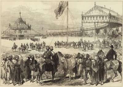 Il Durbar Imperiale a Delhi da English School