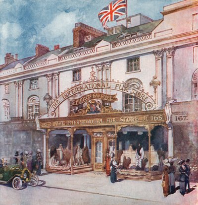 The International Fur Store a 162-163 Regent Street da English School