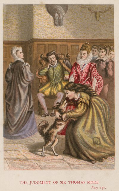 Il giudizio di Sir Thomas More da English School