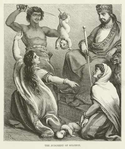 Il giudizio di Salomone da English School