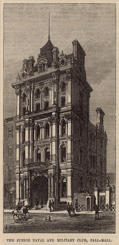 The Junior Naval and Military Club, Pall Mall da English School