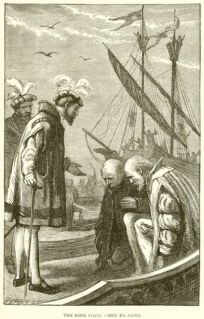 Il re visita Vasco da Gama da English School