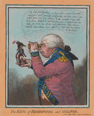 Il Re di Brobdingnag e Gulliver da English School