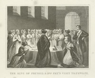 Il re di Prussia e la visita di Mrs. Fry a Newgate da English School