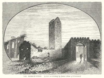 La Kirk-of-Field (incisione) da English School