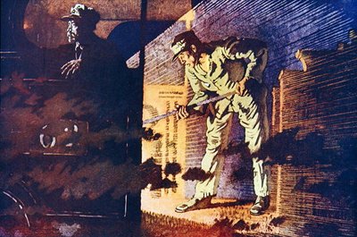 La posta notturna della L.M.S.R., illustrazione da 