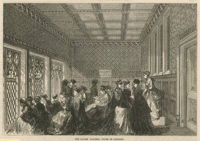 La Galleria delle Signore, Camera dei Comuni da English School