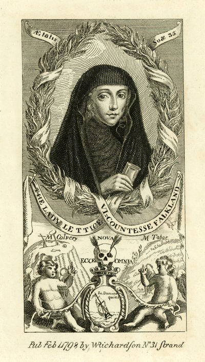 La Signora Lettice, Viscontessa Falkland da English School