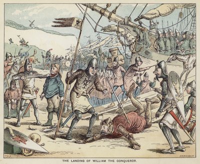 Lo sbarco di Guglielmo il Conquistatore da English School