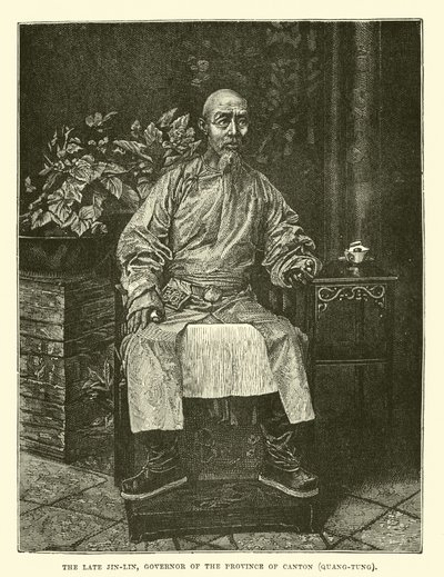 Il defunto Jin-Lin, Governatore della Provincia di Canton, Quang-Tung da English School