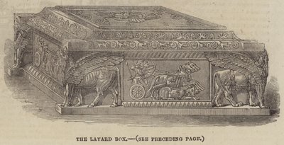 La scatola di Layard (incisione) da English School