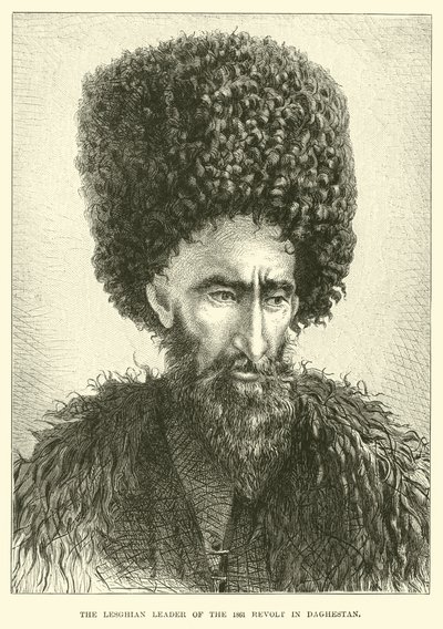 Il capo lesghiano della rivolta del 1861 in Daghestan da English School