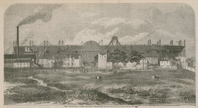 Il piroscafo Leviathan (Great Eastern), schizzato dall