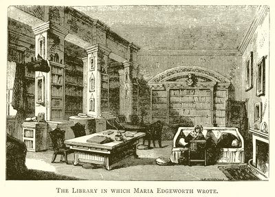 La biblioteca in cui scrisse Maria Edgeworth da English School