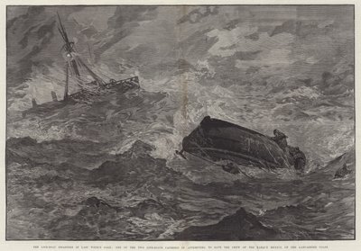 I disastri delle scialuppe di salvataggio nella tempesta della scorsa settimana, una delle due scialuppe si è capovolta nel tentativo di salvare l