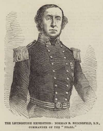 La spedizione Livingstone, Norman B Bedingfeld, RN, comandante della "Pearl" da English School