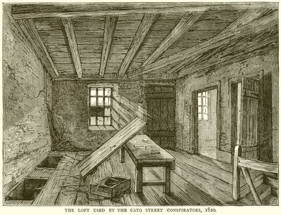 Il Soppalco usato dai Cospiratori di Cato Street, 1820 da English School