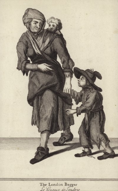 Il mendicante di Londra da English School