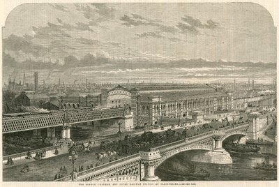 Stazione ferroviaria di Londra, Chatham e Dover a Blackfriars, Londra da English School