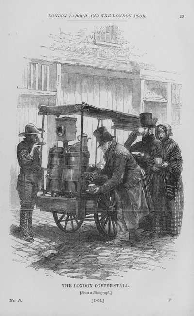 Il chiosco del caffè di Londra da English School