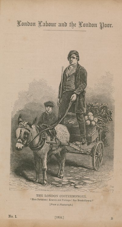 Il venditore ambulante di Londra da English School