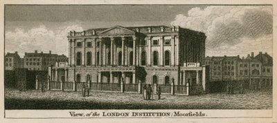 The London Institution, Moorfields, Londra da English School