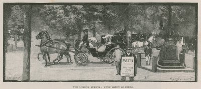La stagione londinese: Kensington Gardens da English School
