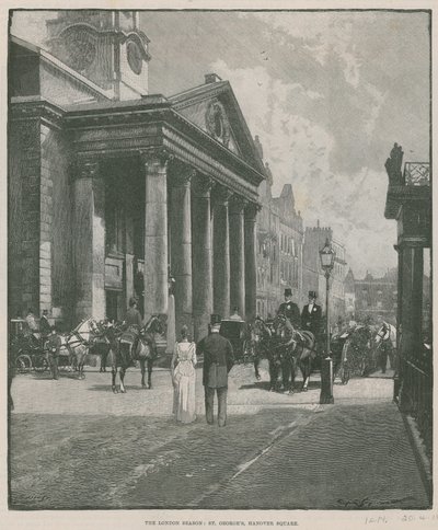 La stagione londinese: St Georges, Hanover Square da English School
