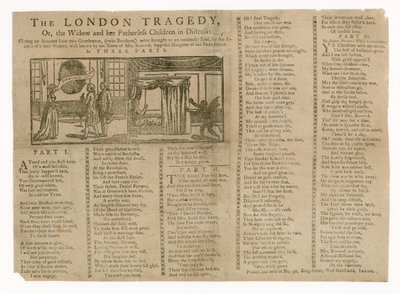 La tragedia di Londra, o la vedova e i suoi figli orfani in difficoltà da English School