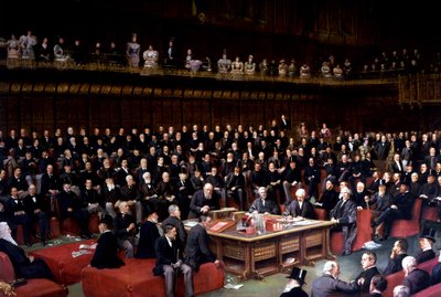 Il Lord Cancelliere sta per porre la domanda nel dibattito sull